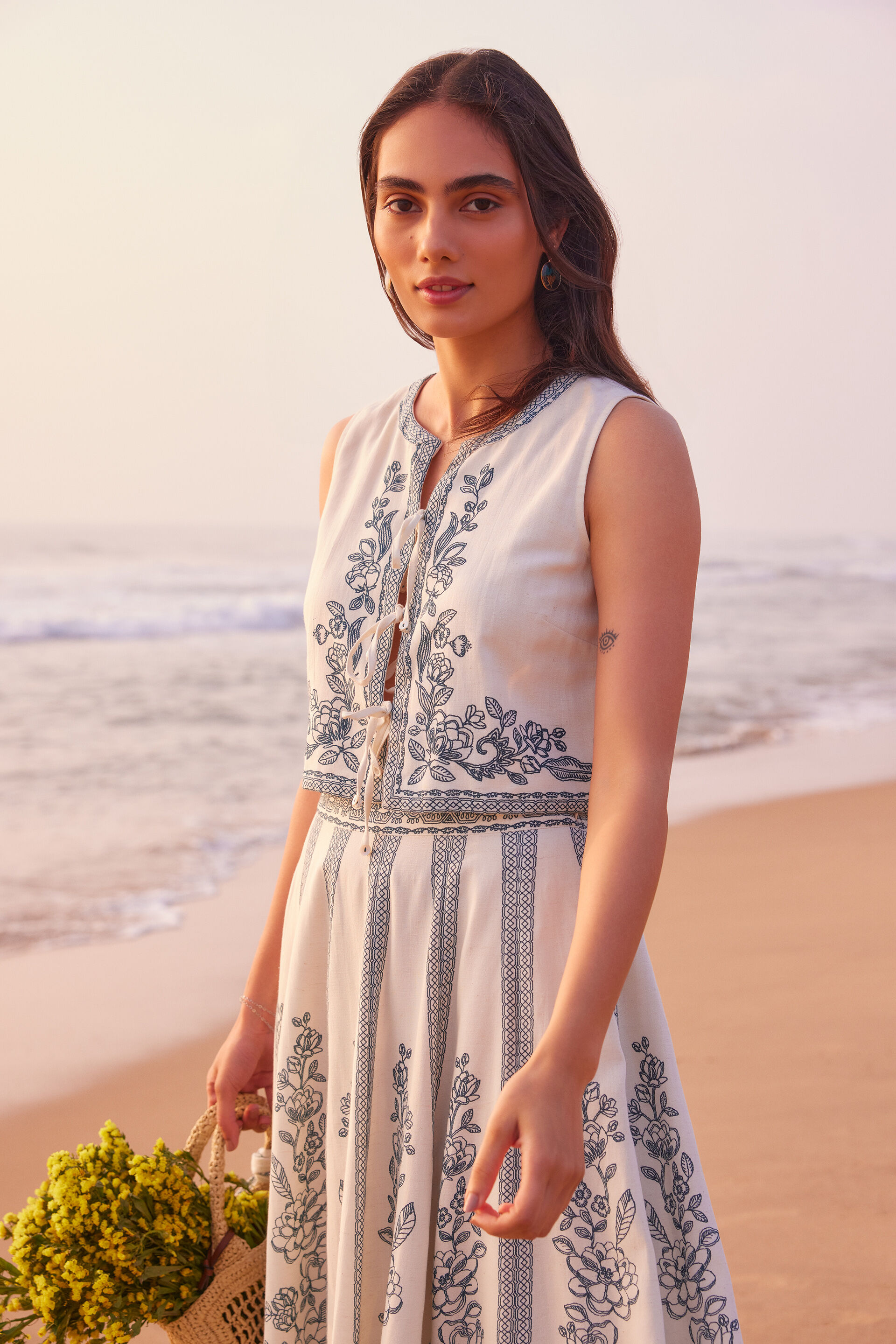 Summer Lovin' Skirt Set, White, image 2